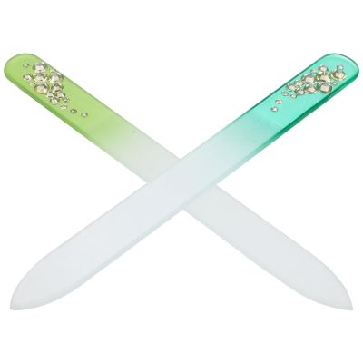 2pcs Finger Nail File Glass Nail File Nail Care Tools Pedicure Fingernail Care Supplies