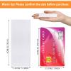 Blulu 400 Wax Strips Non Woven for All Skin Types Facial and Body Hair Removal Wax Paper Strips Epilating for Leg, Chest, Back, Intimate Area And Face 10 x 3.8 cm(White) view 2