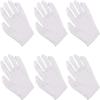 AnHua White Cotton Gloves for Cosmetic Moisturizing Coin Jewelry Inspection Spa Beauty (6 Pairs) view 1