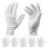 AnHua White Cotton Gloves for Cosmetic Moisturizing Coin Jewelry Inspection Spa Beauty (6 Pairs) view 3