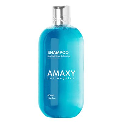 AMAXY Sea Salt Shampoo | Oily Control & Max Volume, Clarifying for Build Up, Dirt and Hard Water- Silicon & Paraben Free - for Oily Hair, Men and Women-13.4 fl oz