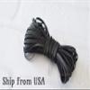 10-Yards 1/8 Inch Width Braided Elastic Band Black Elastic String Heavy Stretch High Elasticity Elastic Band for Sewing Craft DIY - JJCUTIES (Black 10 yrds) view 2