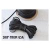 10-Yards 1/8 Inch Width Braided Elastic Band Black Elastic String Heavy Stretch High Elasticity Elastic Band for Sewing Craft DIY - JJCUTIES (Black 10 yrds) view 4