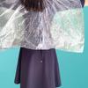 Uonlytech Hairdressing Cloak Barber Supplies Cape Hair Cape for Barber Shop Skull Design Disposable Hair Cutting Gown view 2