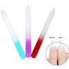 12 Pack Glass Nail Files with Case Crystal Glass Fingernail Files Double Sided Glass Nail File Mixed Color Manicure Set Christmas Gifts Stocking Stuffers view 2