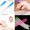 12 Pack Glass Nail Files with Case Crystal Glass Fingernail Files Double Sided Glass Nail File Mixed Color Manicure Set Christmas Gifts Stocking Stuffers view 4