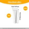 20Pcs 30ml/1oz Plastic Empty Refillable Travel Cosmetic Soft Tubes Squeeze Bottle Makeup Sample Container with Flip Cap for Lotion Cream Shampoo Toiletries Facial Cleanser view 2