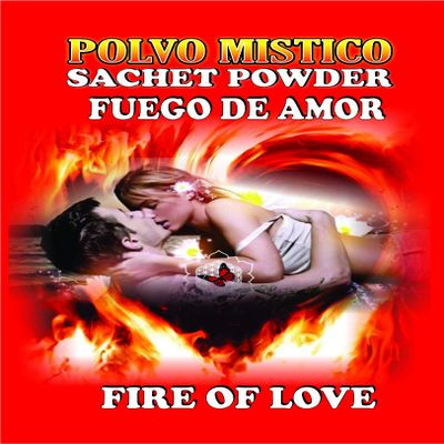 1 PIECE BRYBRADAN FIRE OF LOVE POWDER/FUEGO DE AMOR POLVO EN BOLSA 1/2 OZ 14 GR