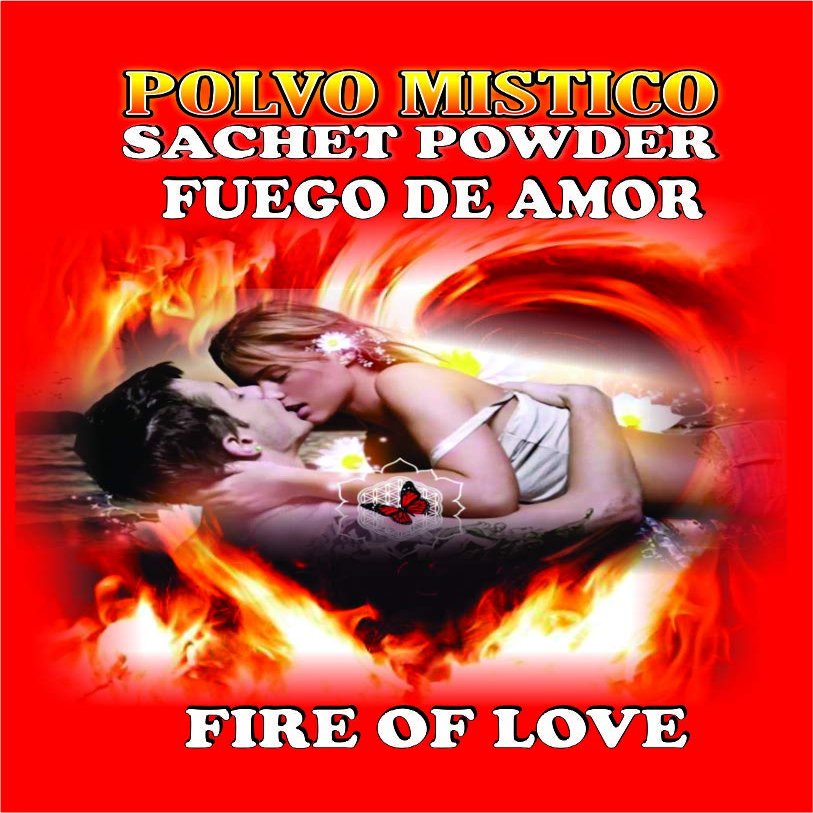 1 PIECE BRYBRADAN FIRE OF LOVE POWDER/FUEGO DE AMOR POLVO EN BOLSA 1/2 OZ 14 GR