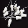 100 New White Plastic Caps Fine Mist Sprayers Only Fits 24/410 view 1