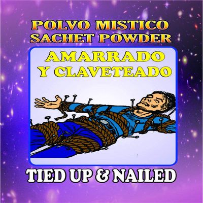 12 PIECES BRYBRADAN TIED UP & NAILED POWDER/AMARRADO Y CLAVETEADO POLVO EN BOLSA 1/2 OZ 14 GR