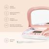 Trophy Skin MicrodermMD - At Home Microdermabrasion Kit - Anti Aging and Acne Treatment - Contains Real Diamond and Pore Extractor Tips to Rejuvenate Skin and Reduce Acne Scars - Blush view 2