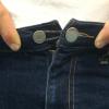 Button Pant Extenders - Adds 1" Waistband Length to Pants, Shorts & Skirts - Transform Clothes & Save - Ideal for Temporary Weight Change(Silver Metal Spring, 1) view 2