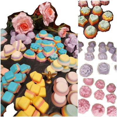 10 pieces Organic goat milk soap by Liliya Collection multicolor