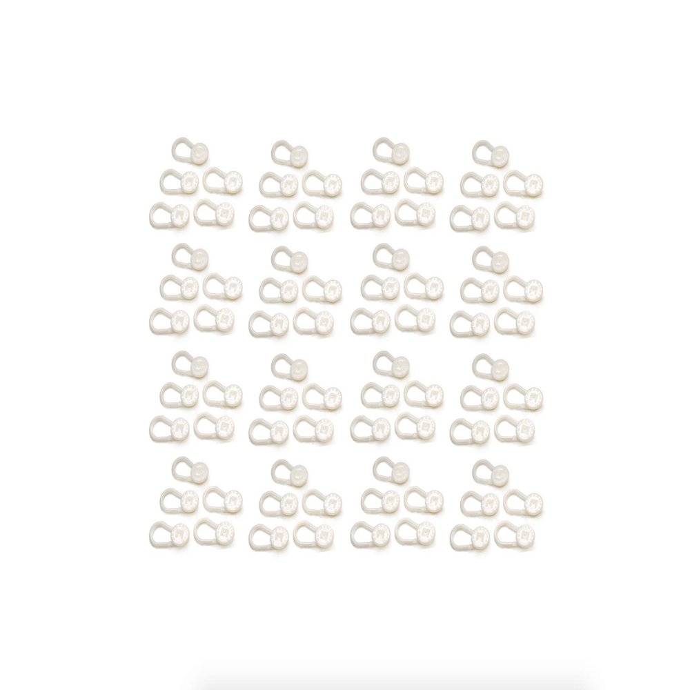 80-Pack Button Pant Extender - Adds 1" Waistband Length to Your Family's Pants, Shorts & Skirts - Transform Clothes & Save - Ideal for Temporary Weight Change, Teens & Maternity