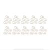50 x Button Pant Extender Family Pack - Adds 1" Extra Waistband Stretch To Pants, Shorts & Skirts - Transform Unused Clothes & Save On New - Ideal for Temporary Weight Change, Teens & Pregnancy White view 1