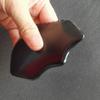 Gua Sha Massage Tool Jade Facial Gua Sha Natural Gemstone Face Massage Tool for Anti-aging and Anti-wrinkle (black 02) view 3