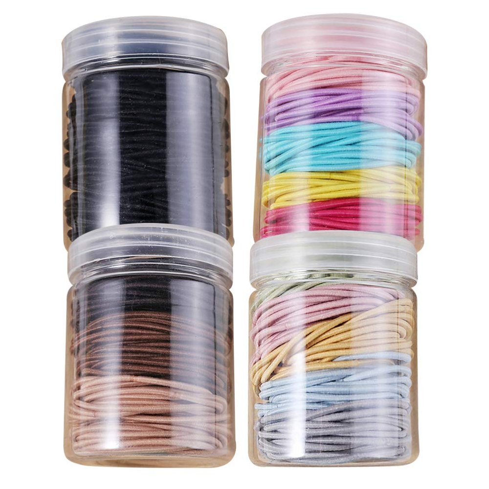 Beaupretty Nylon Hair Ties for Women Elastic Headbands for Daily Wear Strong Hold for Girls Hairstyles for Workouts and Casual Use