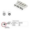 2x Hair Scissors Finger Tang Scissor Parts Finger Rest 2 size 2.6 mm & 3.0 mmQ view 2