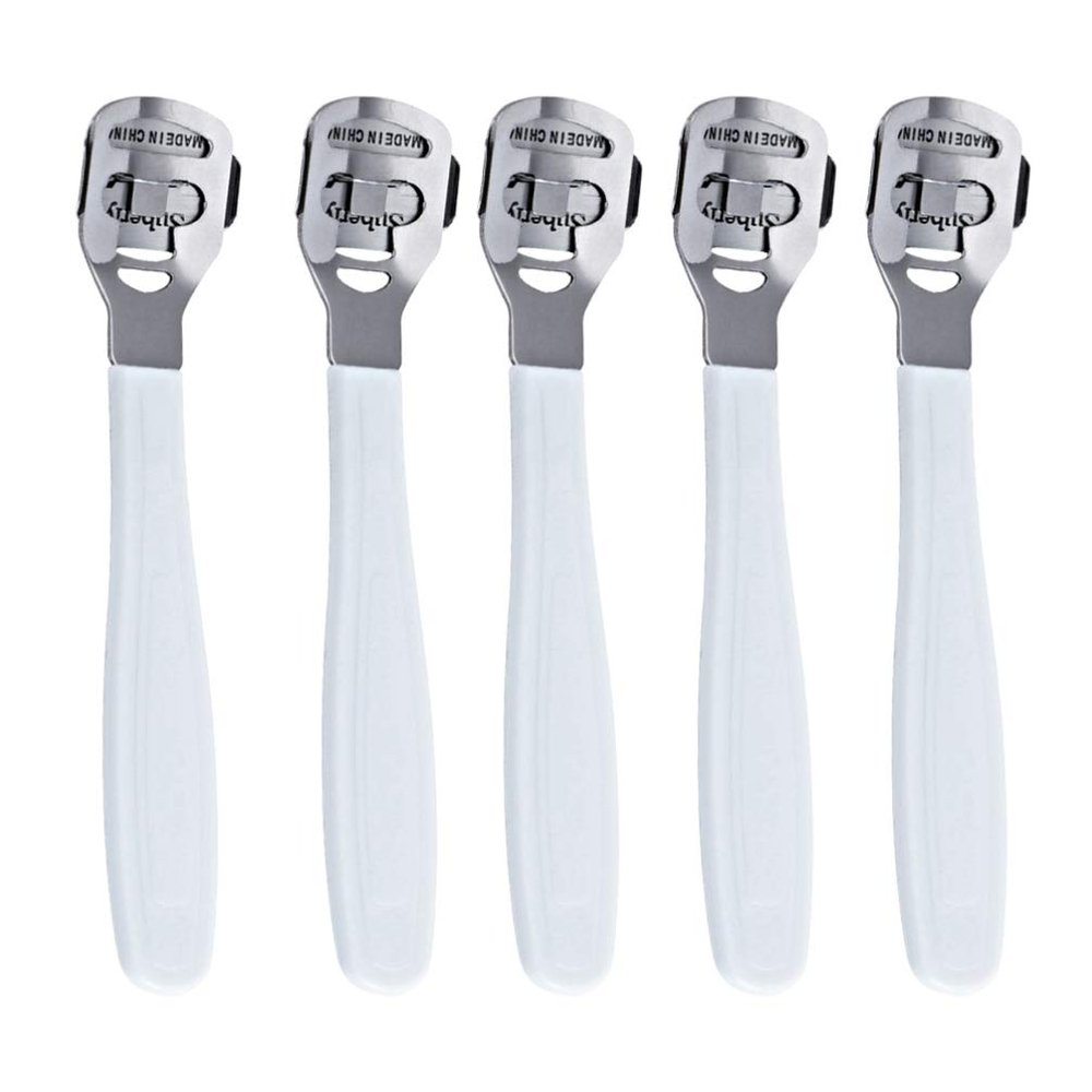 5pcs Foot Remover Foot Cuticle Shaver Stainless Steel Easy to Use Tool Set