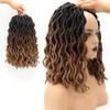 Eliza Wavy Gypsy LocsOmbre Crochet Hair 14" 8Packs/Lot Goddess Locs Synthetic Faux Locs African Roots Dreadlocs Synthetic Braiding Hair Extensions for Black Women(14",8Packs,OM3T3027) view 1