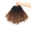 Eliza Wavy Gypsy LocsOmbre Crochet Hair 14" 8Packs/Lot Goddess Locs Synthetic Faux Locs African Roots Dreadlocs Synthetic Braiding Hair Extensions for Black Women(14",8Packs,OM3T3027) view 4