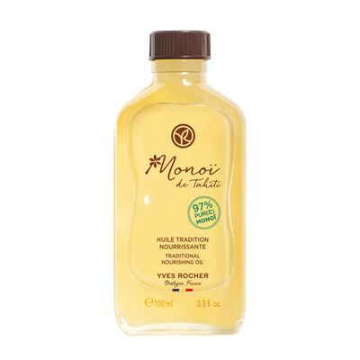 Yves Rocher Mono de Tahiti Traditional Nourishing Oil for Body and Hair 3.4 Oz 1 Ct