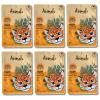 masque BAR Pretty Animalz Animal Character Sheet Mask, Korean Skin Care, Korean Spa Masks for All Skin Types, Spa Gifts, Birthday Party Gifts, Girls' Night, Skincare Party, Tiger Pack of 6 view 2