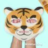 masque BAR Pretty Animalz Animal Character Sheet Mask, Korean Skin Care, Korean Spa Masks for All Skin Types, Spa Gifts, Birthday Party Gifts, Girls' Night, Skincare Party, Tiger Pack of 6 view 3