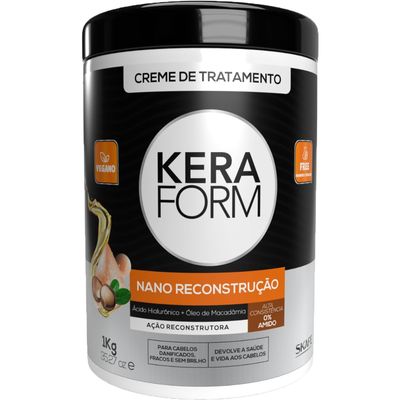 Skafe - Linha Keraform (Tratamento) - Creme Intensivo Nano Reconstrucao 1Kg - (Keraform (Treatment) Collection - Nano Reconstruction Intensive Cream Net 32.27 Oz)