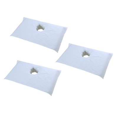 SDENSHI 3X Pure Cotton Spa Massage Table Cover Cosmetic Bed Face Hole