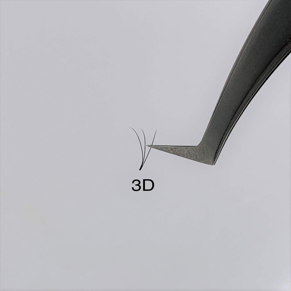 Loose Premade fans 3D 0.10 C eyelash extensions High Quality 100% Handmade Promade volume lashes Curl dark soft Superior curl retention pointy base K Beauty