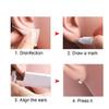 CHUANCI Disposable Sterile Ear Piercing Unit for Baby Ear Tragus Piercing Gun Little Children NO Pain Piercer Tool Machine Kit Stud (81-612,6mm Blue Zircon Butterfly) view 3