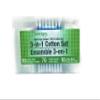 ASSURED 3-in-1 Cotton Set - Cotton Pads, Swabs & Balls - 3 Sets - Blue/White/Purple (90 Items) - 3 Ct view 3