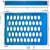 50 Lip Balm Tube Tray - 50 Balm Tubes & Caps - 50 Seal Sleeves - Scraper - HDPE - BPA Free view 2