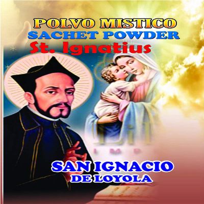 6 PIECES BRYBRADAN ST. IGNATIUS POWDER/SAN IGNACIO DE LOYOLA POLVO EN BOLSA 1/2 OZ 14 GR