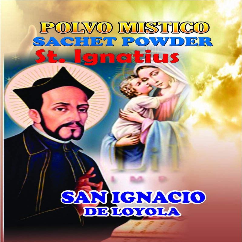 6 PIECES BRYBRADAN ST. IGNATIUS POWDER/SAN IGNACIO DE LOYOLA POLVO EN BOLSA 1/2 OZ 14 GR