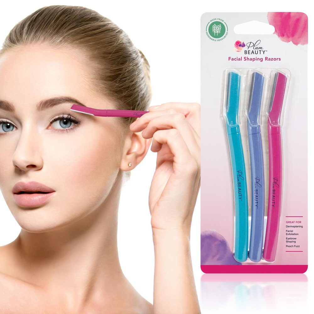 Face Razors Women, Eyebrow Razor & Brow Shaper, Microblades for Facial Hair, Eye Brow Shaver, Dermaplane Razor Women Face, Beauty Razors, Eyebrow Blades