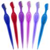 24 Pieces Eyebrow Razor Mini Portable Eyebrow Shaver Multipurpose Face Razors Stainless Steel Makeup Face Care Tools with Precision Cover for Women Men Face Hair Removers view 1