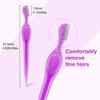 24 Pieces Eyebrow Razor Mini Portable Eyebrow Shaver Multipurpose Face Razors Stainless Steel Makeup Face Care Tools with Precision Cover for Women Men Face Hair Removers view 2