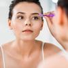 24 Pieces Eyebrow Razor Mini Portable Eyebrow Shaver Multipurpose Face Razors Stainless Steel Makeup Face Care Tools with Precision Cover for Women Men Face Hair Removers view 4