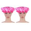 Beaupretty 2pcs Eva Bath Caps for Adults Hair Shower Caps for Daily Use Pattern and Comfortable Hair Covers for Home Salon Use view 3