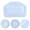 Bath Pillow Soft Foam Spa Pillow Padded Spa Tub Non-Slip Headrest Head Neck Back Cushion with Suction Cup for Head Neck Shoulder Support Backrest view 3