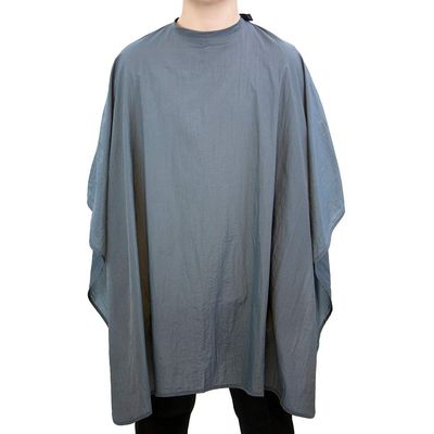 CHARLENE Cutting Cape with Personalized Name and Logo Embroidery for Salon Stylist,Barber Haircut,Skincare,Makeup,Nail,Grooming (GREY)