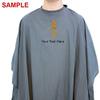 CHARLENE Cutting Cape with Personalized Name and Logo Embroidery for Salon Stylist,Barber Haircut,Skincare,Makeup,Nail,Grooming (GREY) view 3