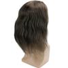 Dreambeauty 12 inch Long Hair Men's Toupee 10"8" Hairpieces for Men 100% European Virgin Human Hair Replacement System Hair Topper Pieces for Men Mono Net with PU Around (#4 Color) view 3