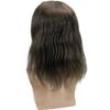 Dreambeauty 12 inch Long Hair Men's Toupee 10"8" Hairpieces for Men 100% European Virgin Human Hair Replacement System Hair Topper Pieces for Men Mono Net with PU Around (#4 Color) view 4