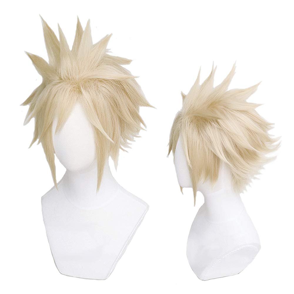 magic acgn Light Gold Short Hair Anime Costume Character Cosplay Wig