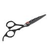 Inzopo 2 Pack 6.7 Inch Stainless Steel Hair Cutting & Thinning Scissors Shears Salon Hairdressing Barber Styling Tool Black view 3
