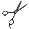 Inzopo 2 Pack 6.7 Inch Stainless Steel Hair Cutting & Thinning Scissors Shears Salon Hairdressing Barber Styling Tool Black view 4